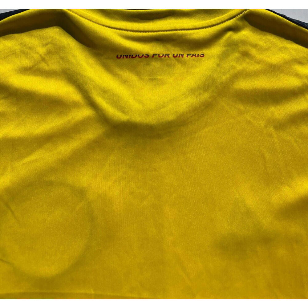 Adidas Columbia 2018 Russia Fifa World Cup Jersey M Yellow Short Sleeve Soccer - Picture 7 of 9